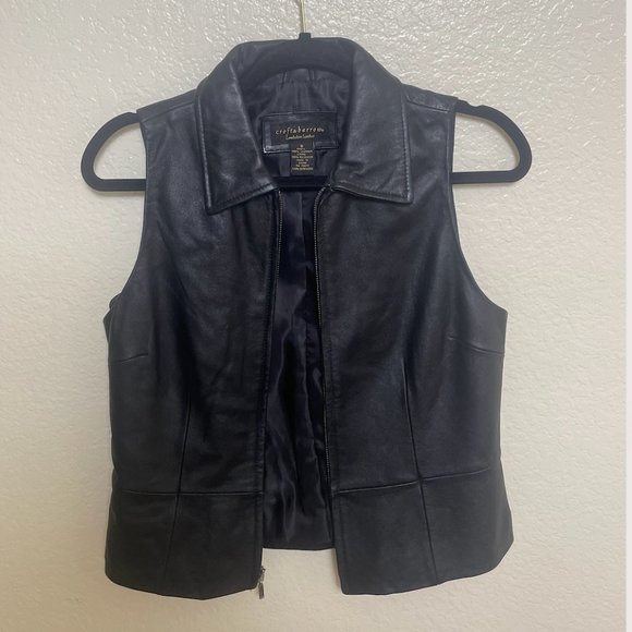 ⭐️ Lambskin Leather Jacket Zip Rock Grunge Country Hipster Boho Chic Hip Jacket - Picture 2 of 5